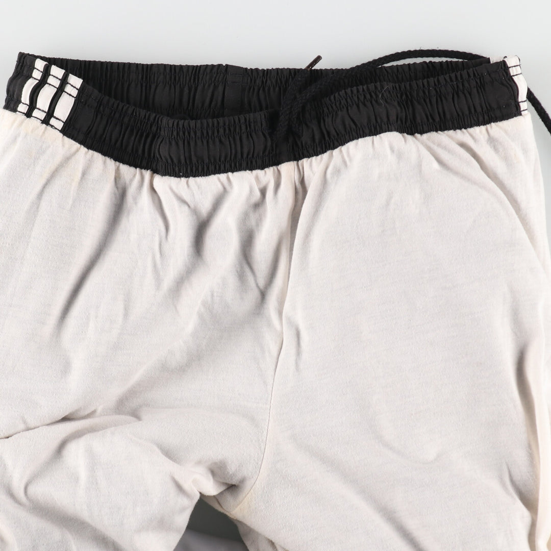 00'S Adidas warm-up pants, nylon pants, rustling pants, men's size M polyester black type Vintage Second Hand