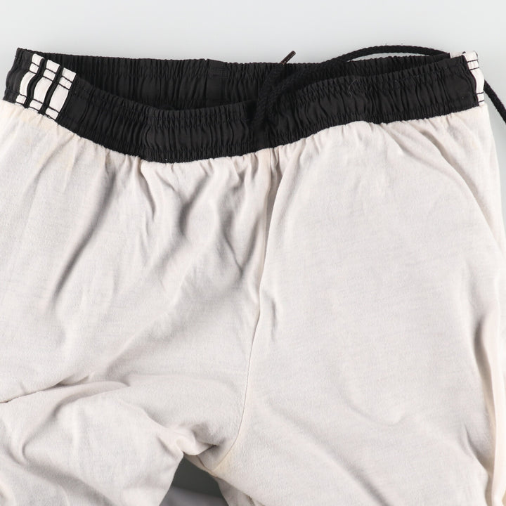 00'S Adidas warm-up pants, nylon pants, rustling pants, men's size M polyester black type Vintage Second Hand