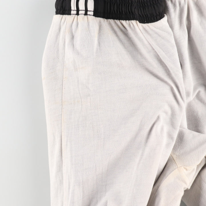 00'S Adidas warm-up pants, nylon pants, rustling pants, men's size M polyester black type Vintage Second Hand