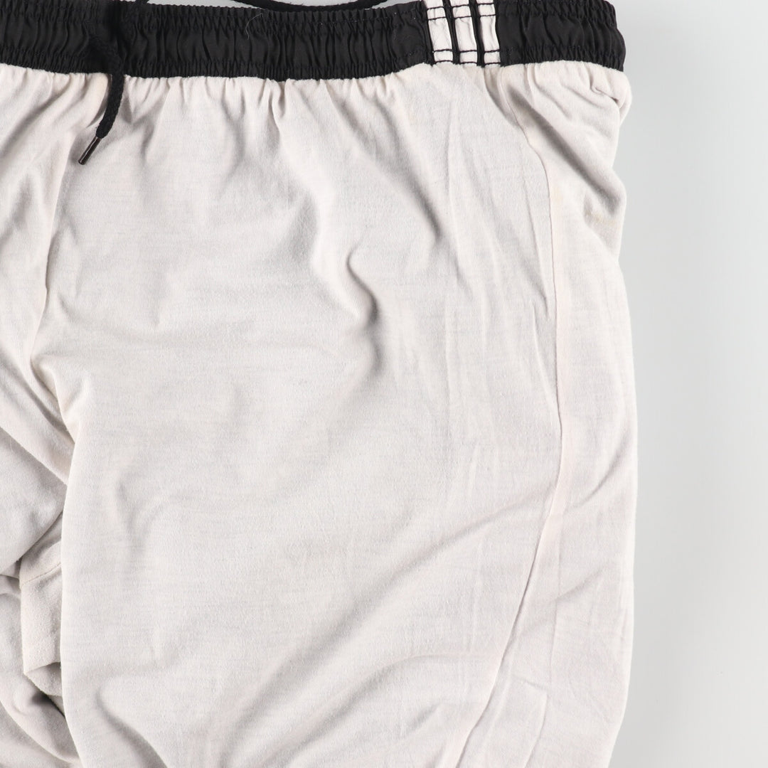 00'S Adidas warm-up pants, nylon pants, rustling pants, men's size M polyester black type Vintage Second Hand