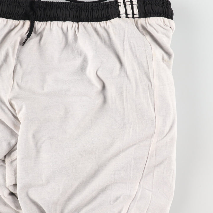 00'S Adidas warm-up pants, nylon pants, rustling pants, men's size M polyester black type Vintage Second Hand