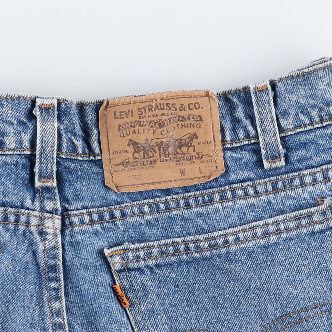 90'S Levi's 40550 0289 Orange Tab Tapered Denim Pants Made in USA Men's W35 Vintage /eaa493875