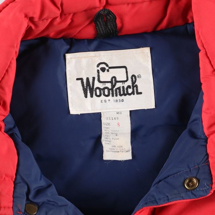 70'S WOOLRICH Down Vest Made in USA Women's S Size Vintage /eaa493931