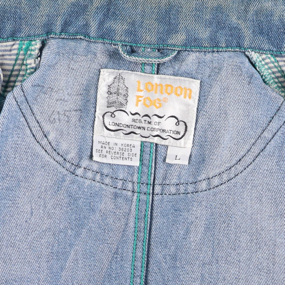 LONDON FOG Denim Jacket Men's L Size Vintage /eaa493973