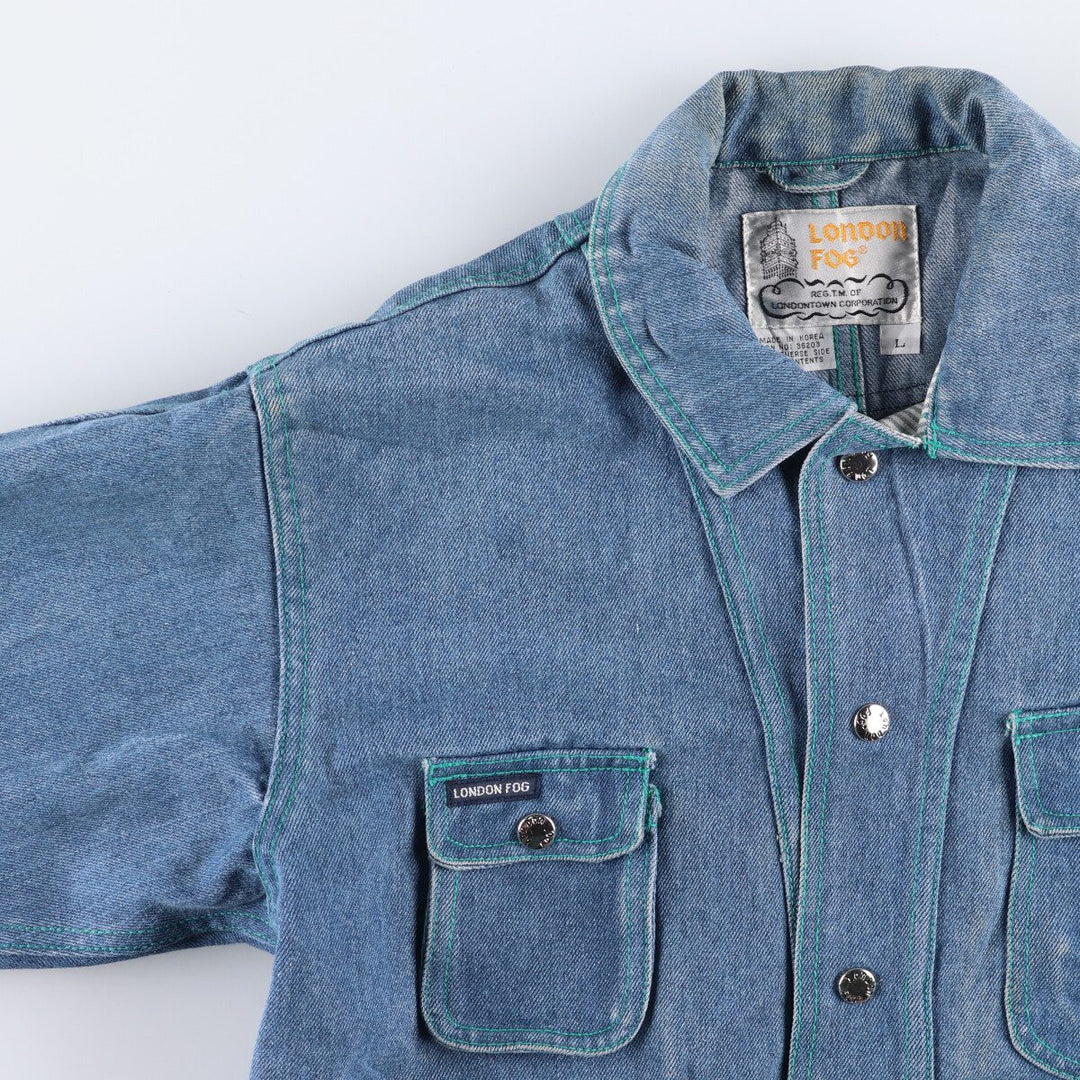 LONDON FOG Denim Jacket Men's L Size Vintage /eaa493973
