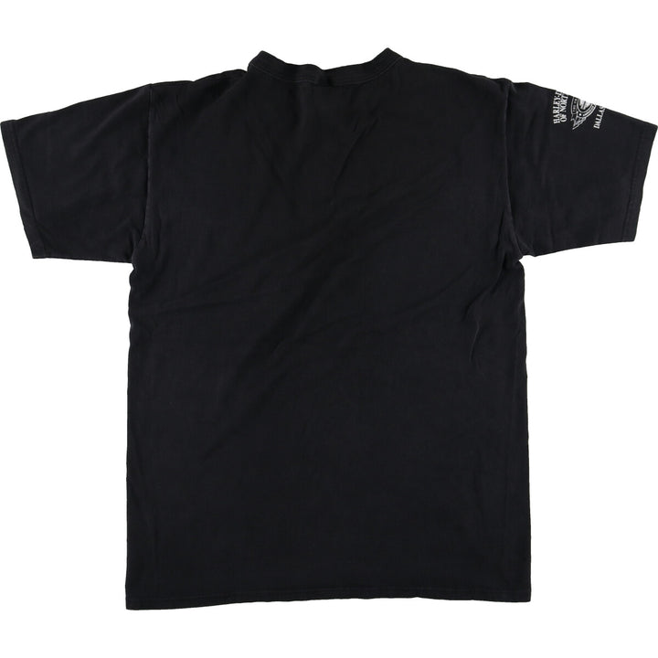 00'S Harley-Davidson Henley Neck Motorcycle Bike T-Shirt Made in USA Men's M size /eaa494000