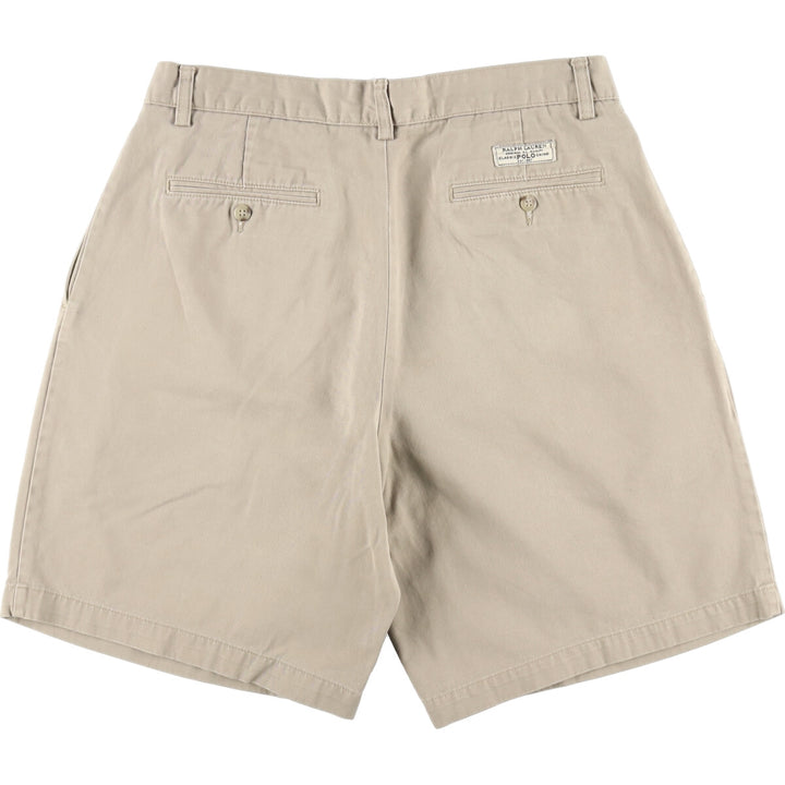 Ralph Lauren POLO by Ralph Lauren Two-pleat Chino Shorts Shorts Men's W33 equivalent / eaa494010