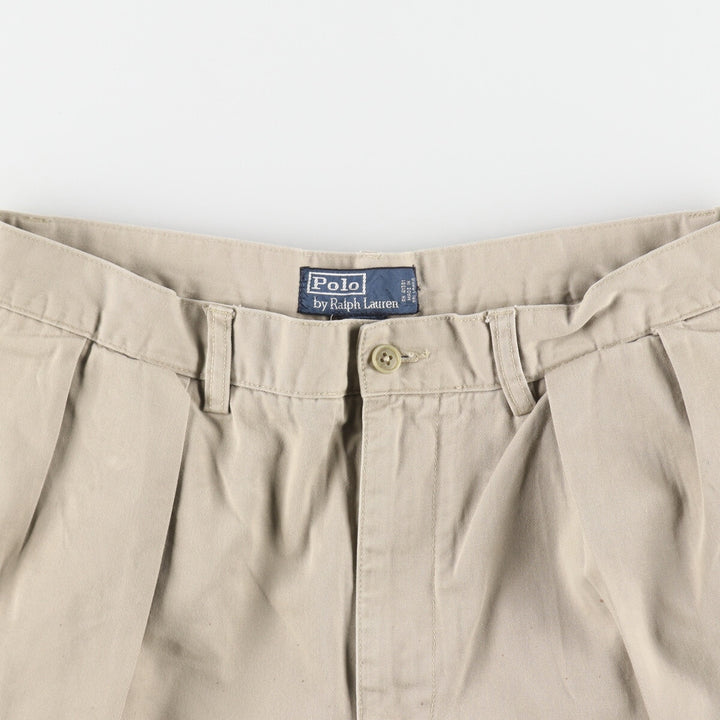 Ralph Lauren POLO by Ralph Lauren Two-pleat Chino Shorts Shorts Men's W33 equivalent / eaa494010