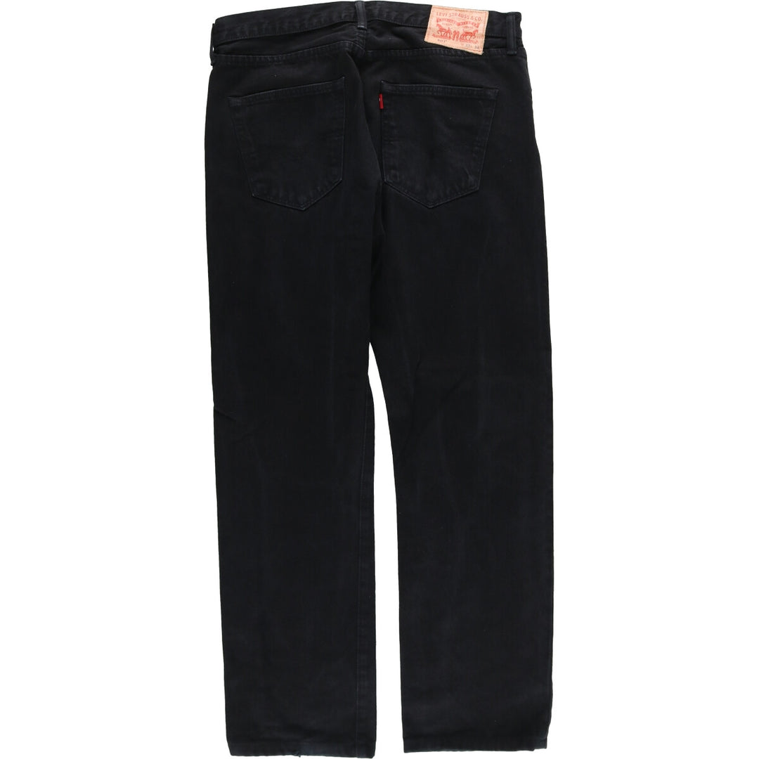 Levi's 501 Black Denim Straight Denim Pants Men's W34 equivalent / eaa494027