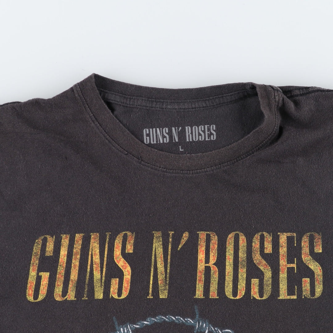 GUNS N' ROSES Guns N' Roses Band T-shirt Band T Men's L size /eaa494035