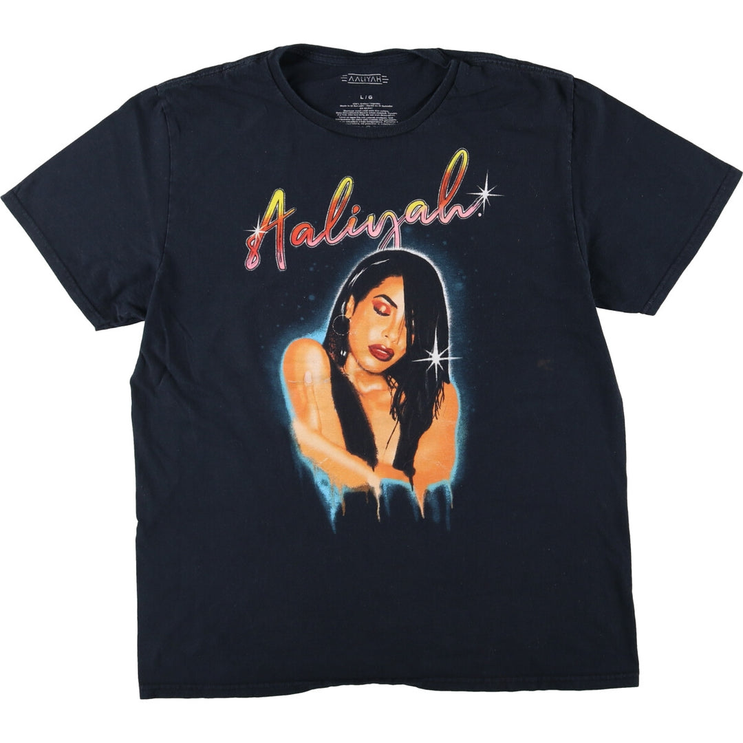 AALIYAH Aaliyah Rap T-shirt Rap T Men's L size /eaa494037