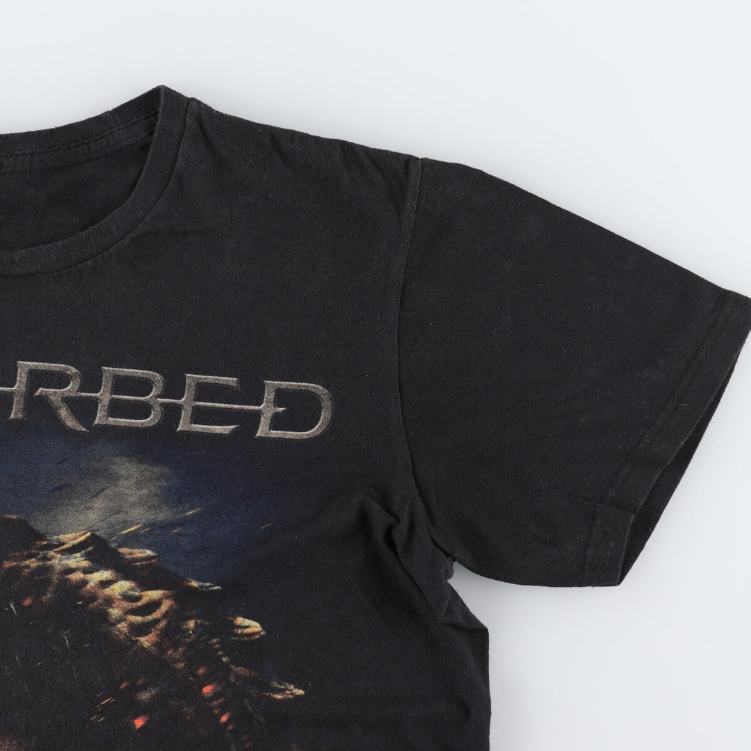 DISTURBED Disturbed Band T-shirt Band T Men's M size / eaa494047