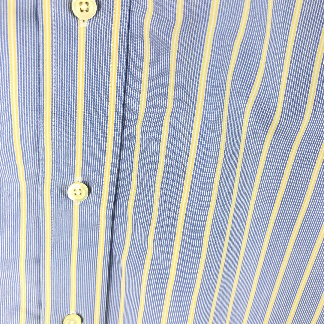 Brooks Brothers Est.1818 Wide Collar Long Sleeve Cotton Striped Shirt Men's XL /eaa494074