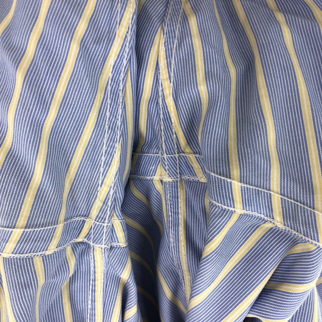 Brooks Brothers Est.1818 Wide Collar Long Sleeve Cotton Striped Shirt Men's XL /eaa494074