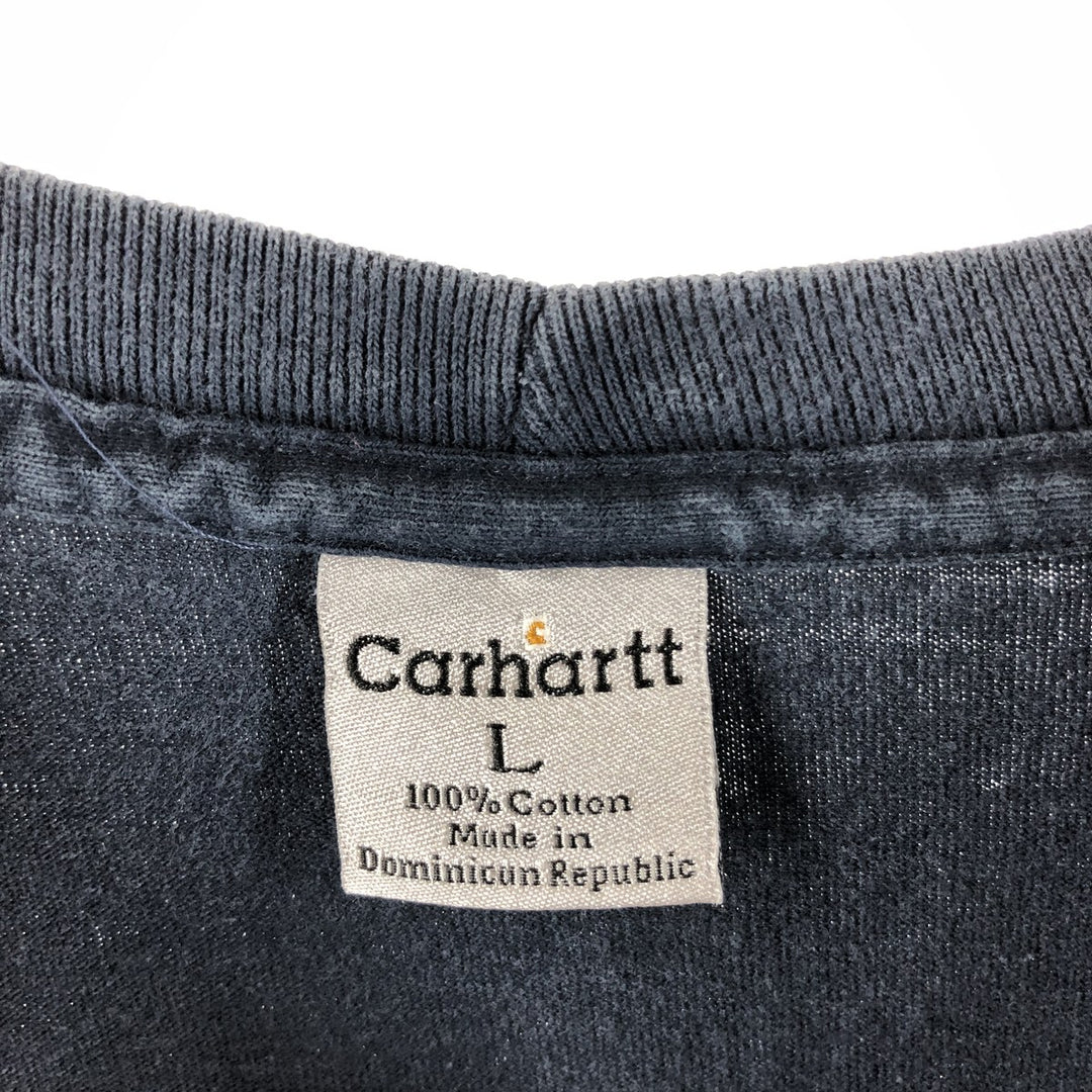 Carhartt Plain Pocket Long T-Shirt Long T Men's L size / eaa494164