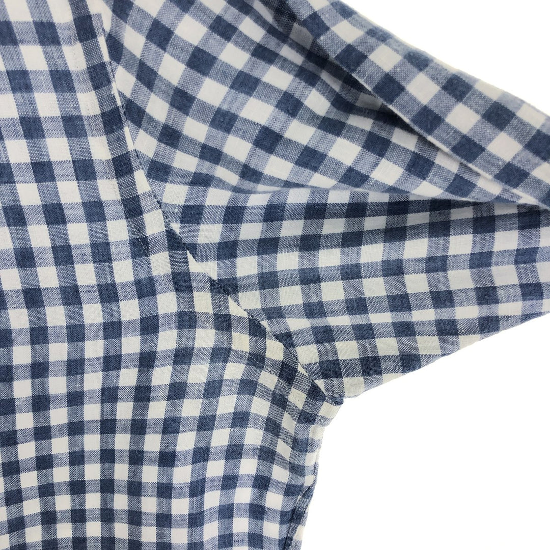 Ralph Lauren POLO RALPH LAUREN Gingham check long sleeve linen button down shirt Men's M size / eaa494205