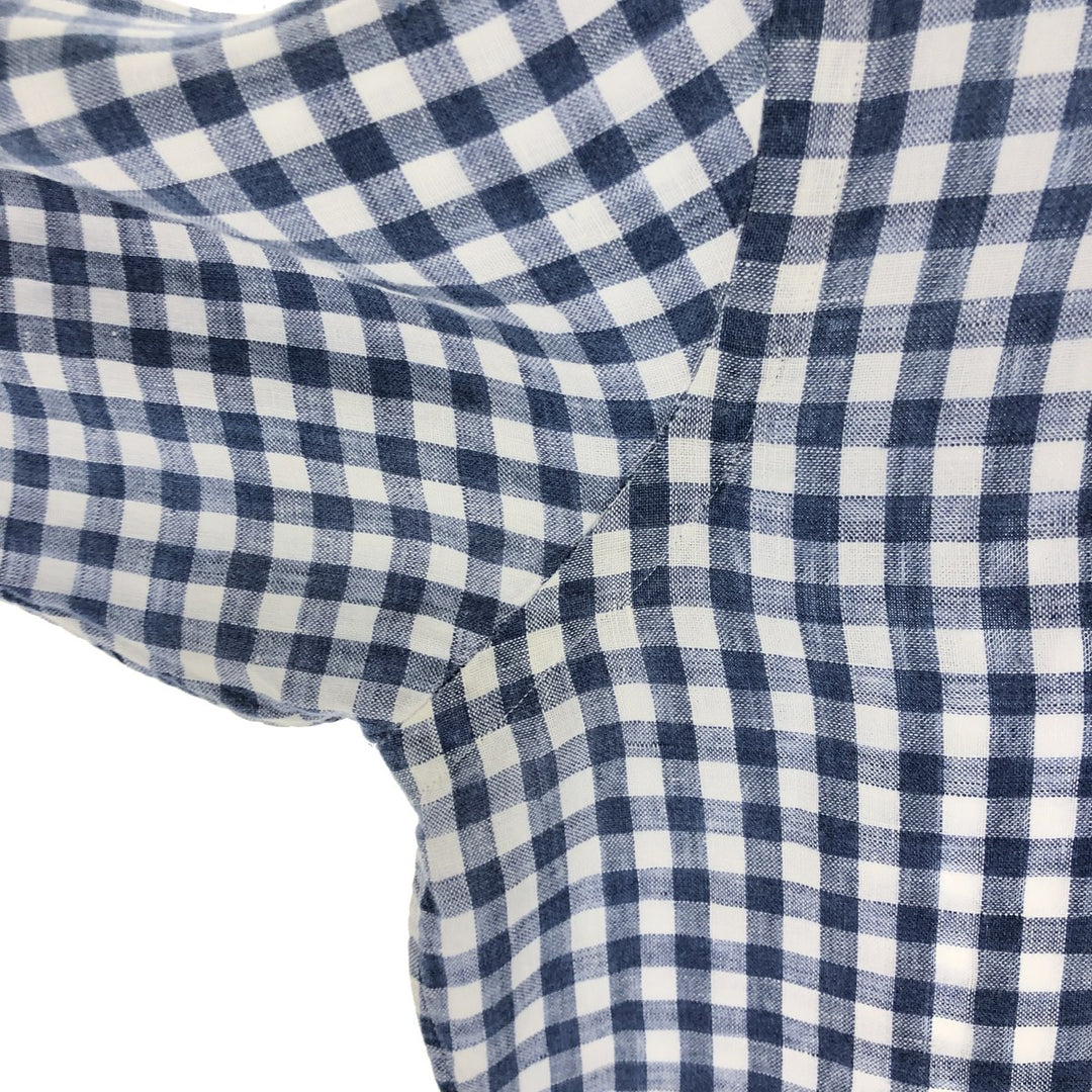 Ralph Lauren POLO RALPH LAUREN Gingham check long sleeve linen button down shirt Men's M size / eaa494205