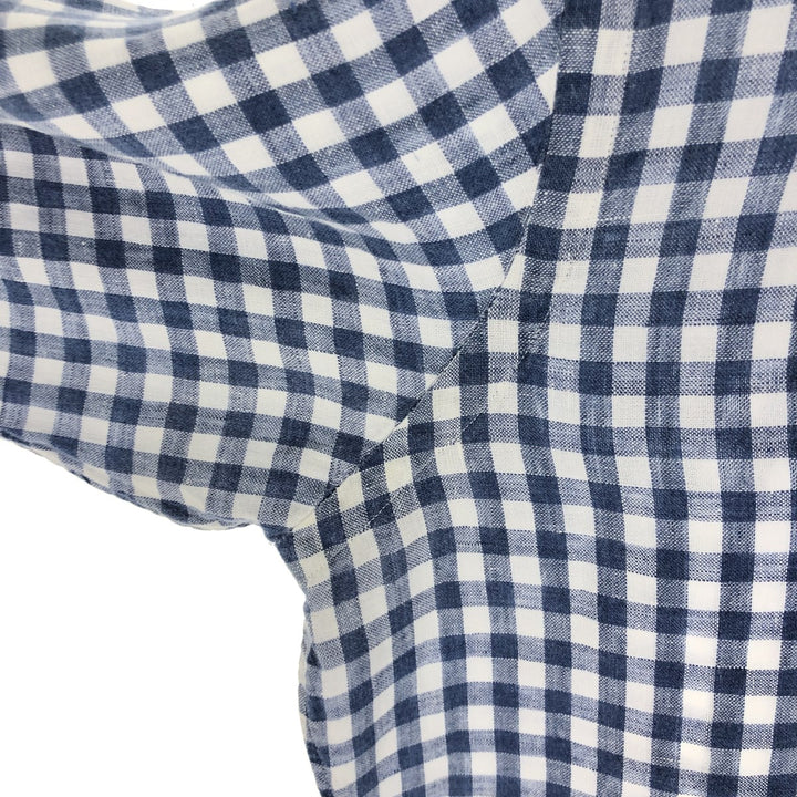 Ralph Lauren POLO RALPH LAUREN Gingham check long sleeve linen button down shirt Men's M size / eaa494205