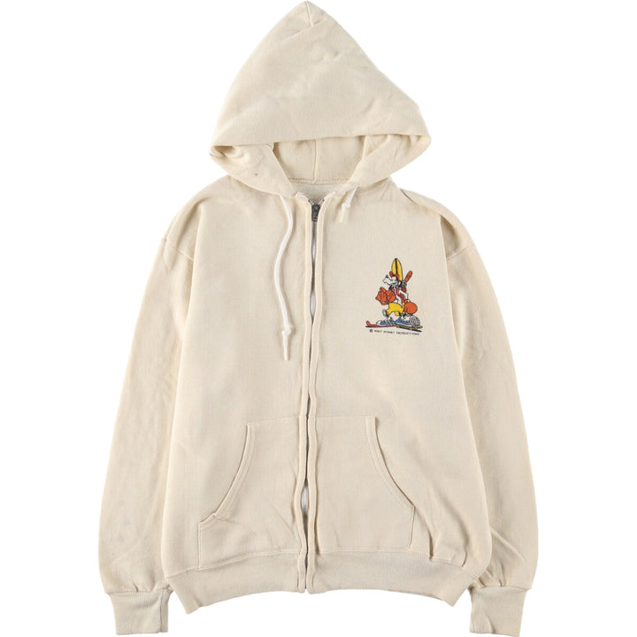 80s~90'S GOOFY character sweat full zip hoodie for women, size M, vintage /eaa494259