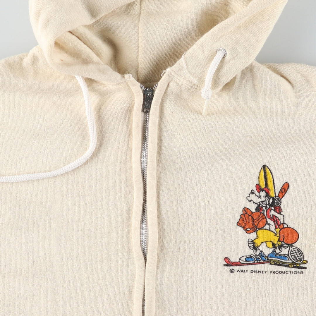 80s~90'S GOOFY character sweat full zip hoodie for women, size M, vintage /eaa494259