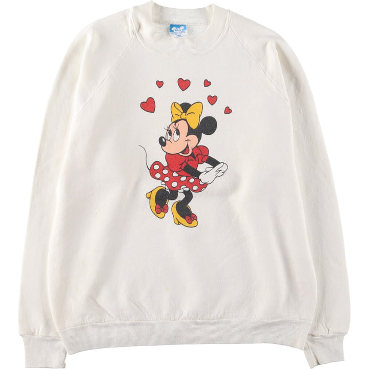 Vintage 80'S Disney Minnie Mouse character sweatshirt, made in USA, size L for women / eaa494272