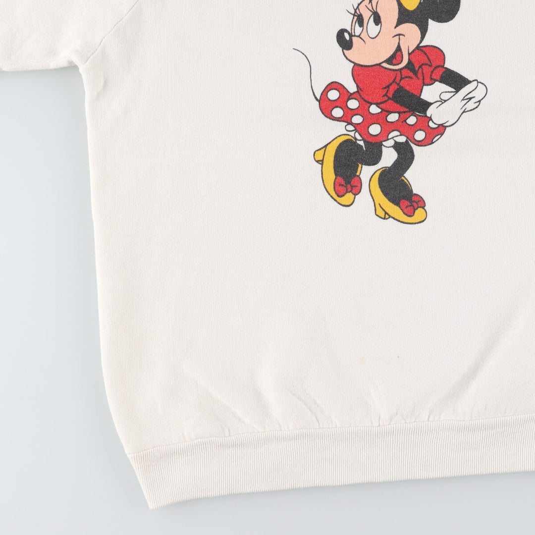 Vintage 80'S Disney Minnie Mouse character sweatshirt, made in USA, size L for women / eaa494272