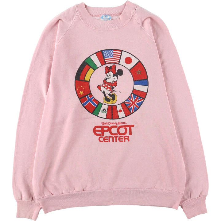 80'S DISNEY MINNIE MOUSE Minnie Mouse character sweatshirt, made in USA, women's XL size /eaa494274