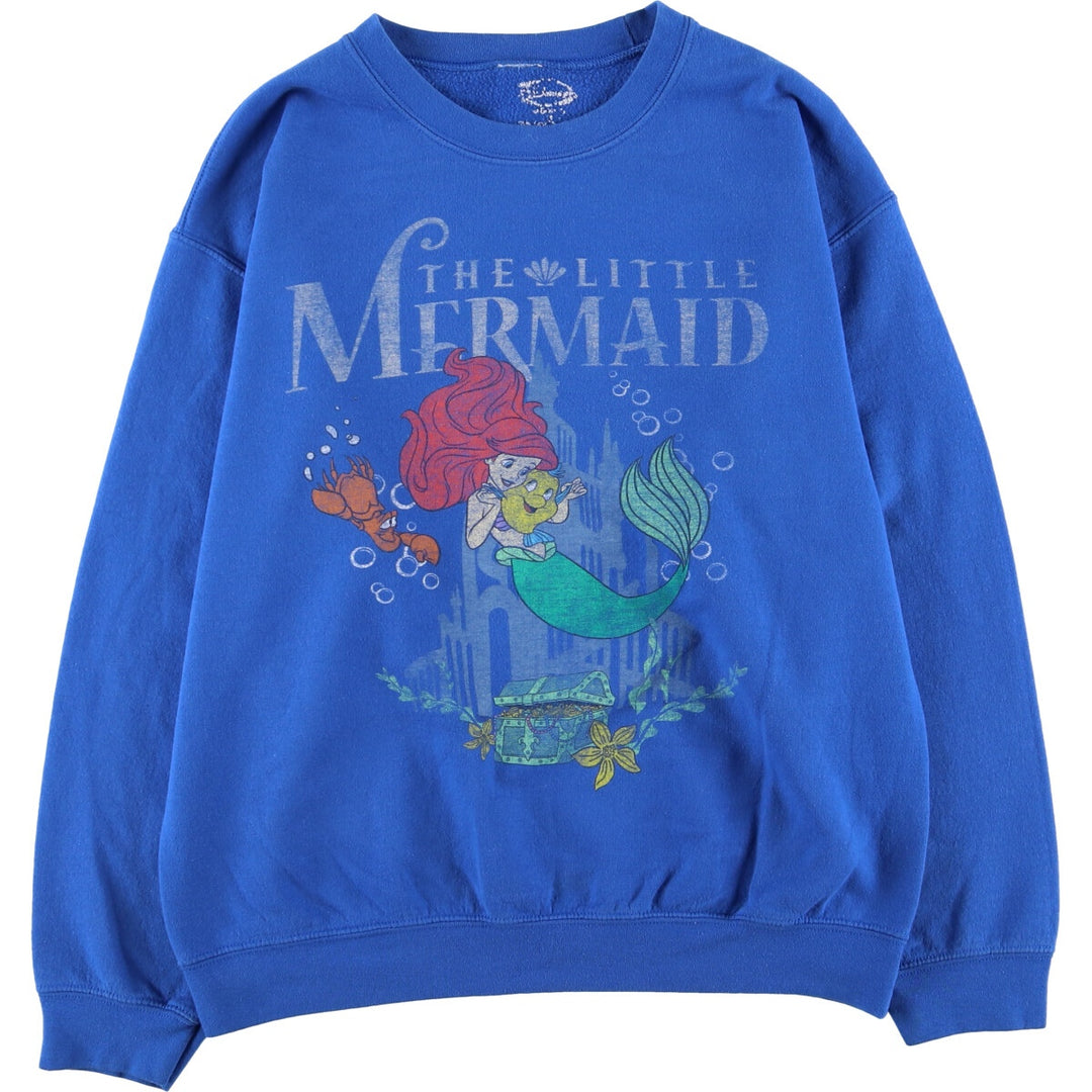 THE LITTLE MERMAID Little Mermaid character sweatshirt, sweatshirt, women's XL equivalent /eaa494278