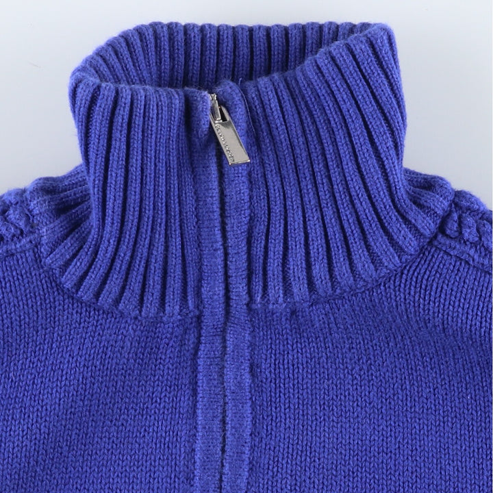 Ralph Lauren RALPH LAUREN SPORT Cotton knit full zip sweater Women's XL equivalent /eaa494288