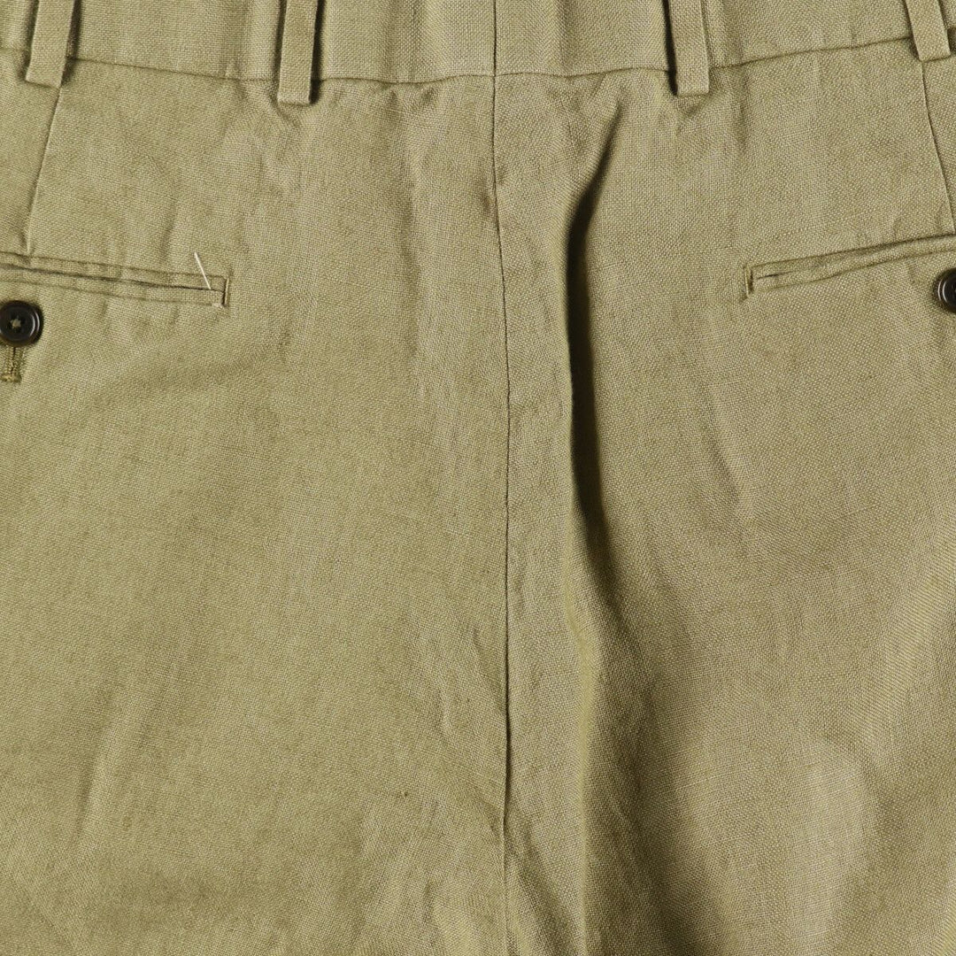 Brooks Brothers IRISH LINEN Linen Pants Slacks Men's W33 equivalent / eaa494309