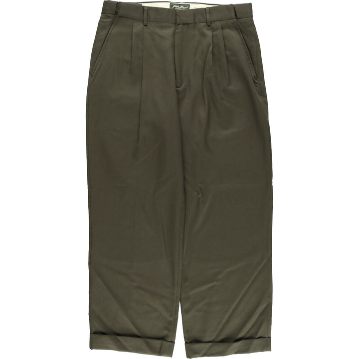 Eddie Bauer Classic Fit Two-pleat Wool Pants Slacks Men's W32 equivalent / eaa494338