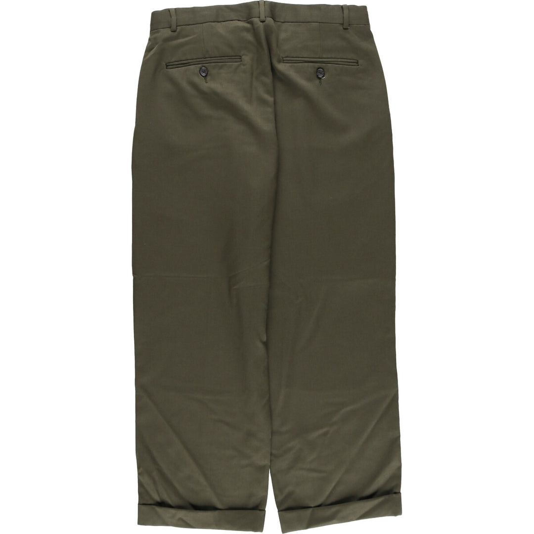 Eddie Bauer Classic Fit Two-pleat Wool Pants Slacks Men's W32 equivalent / eaa494338