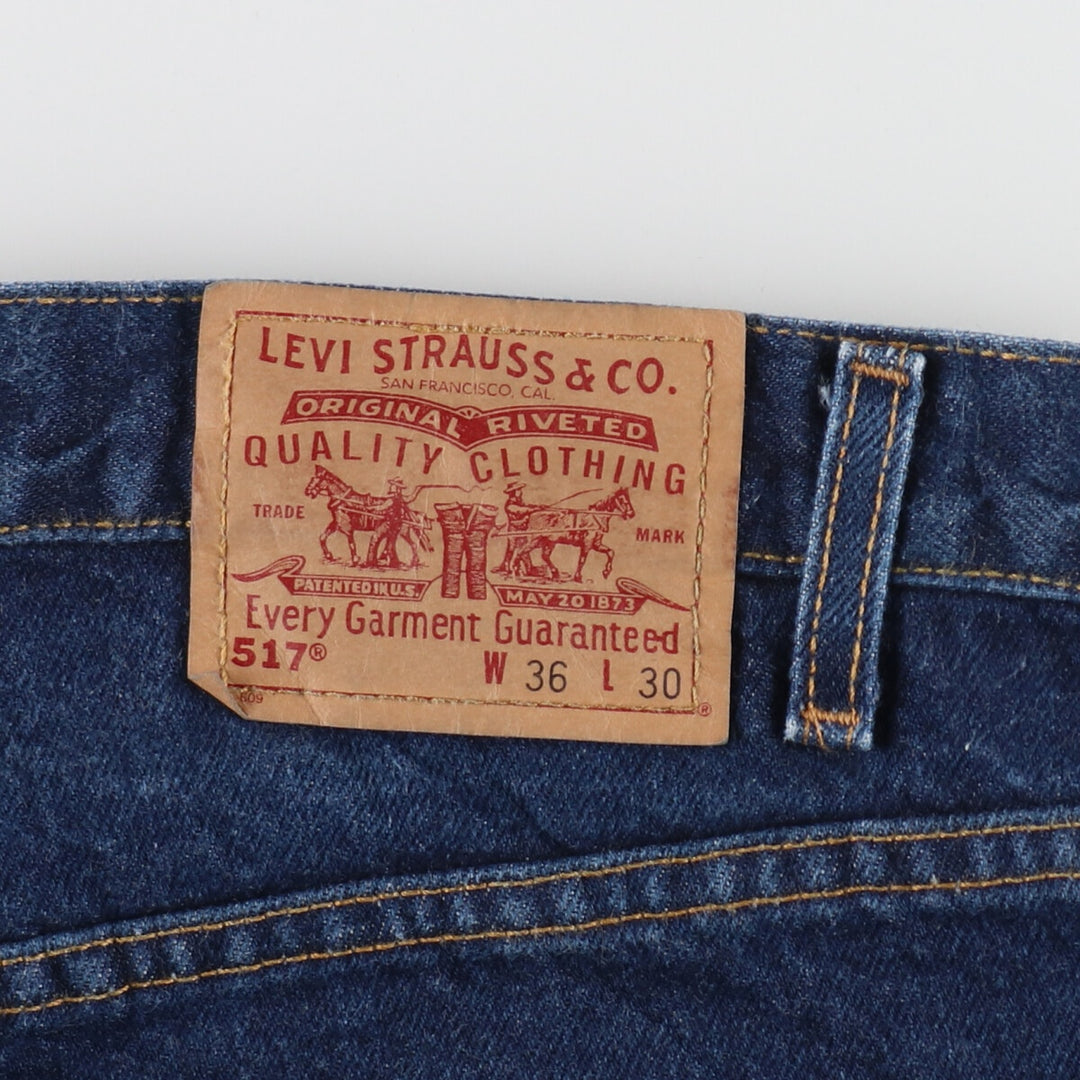 00'S Levi's 517 BOOT CUT Bootcut Denim Pants Men's W34 equivalent / eaa494349