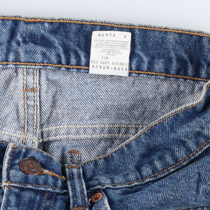 90'S Levi's 505 REGULAR FIT STRAIGHT LEG Orange Tab Tapered Denim Pants w31 L30 Vintage /eaa494393