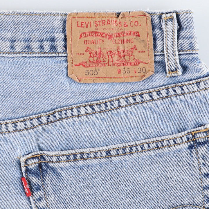 00'S Levi's 505 REGULAR FIT tapered denim pants for men, size w36 / eaa494395