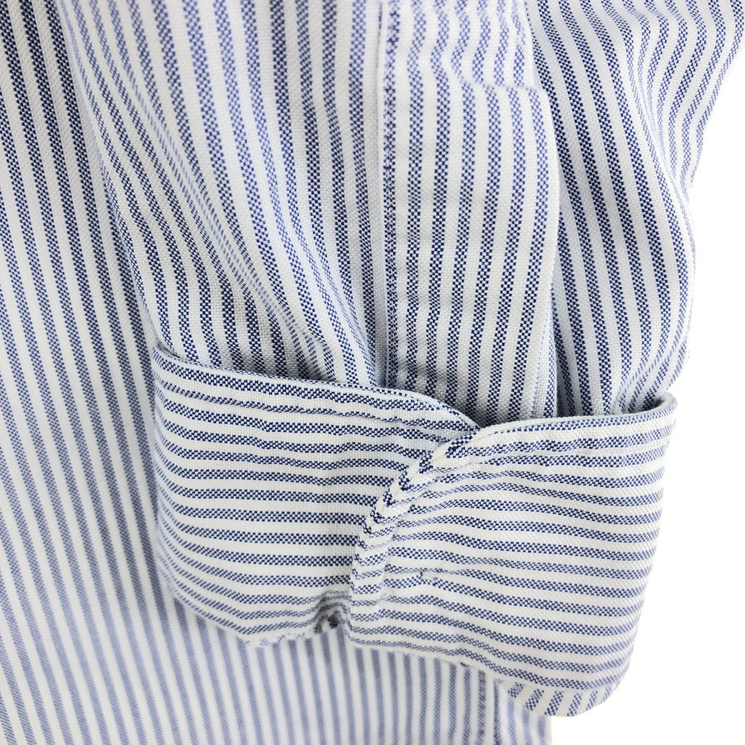 Brooks Brothers Est.1818 Long Sleeve Button-Down Striped Shirt Made in USA Men's L Size / eaa494543