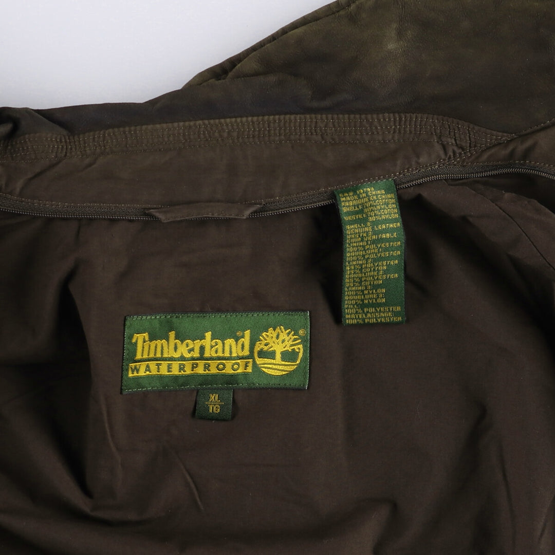 90s~00'S Timberland WATERPROOF padded mountain jacket, shell jacket, puffer jacket, men's XL equivalent /eaa494577