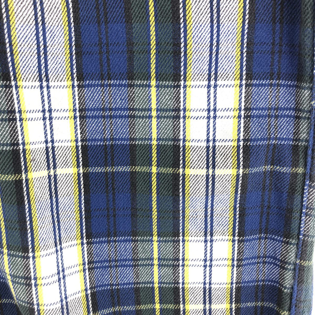 OZARK WILDERNESS Long Sleeve Heavy Flannel Check Shirt Men's L Size /eaa494645