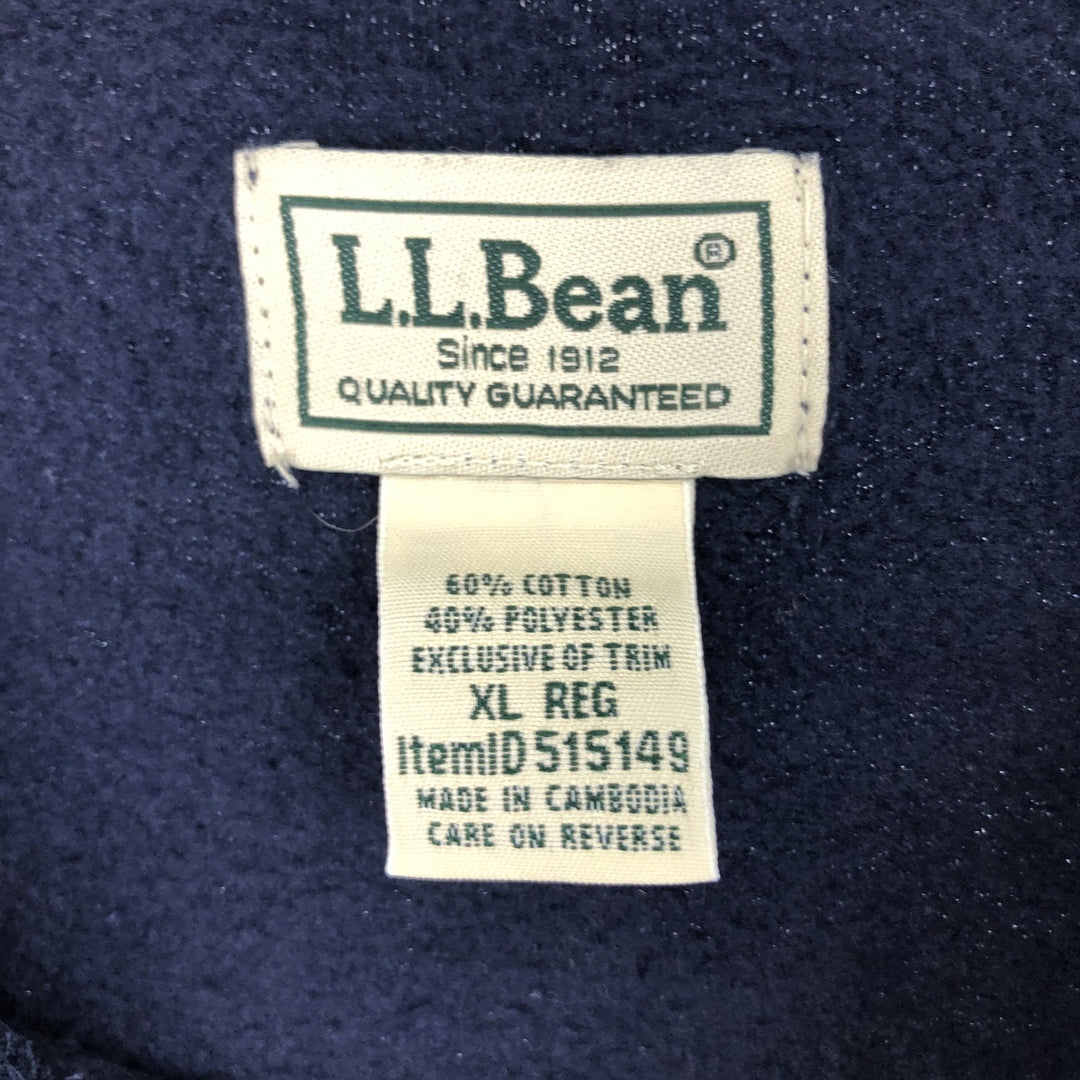 LLBean One Point Logo Sweatshirt Trainer Men's XL Size /eaa494683