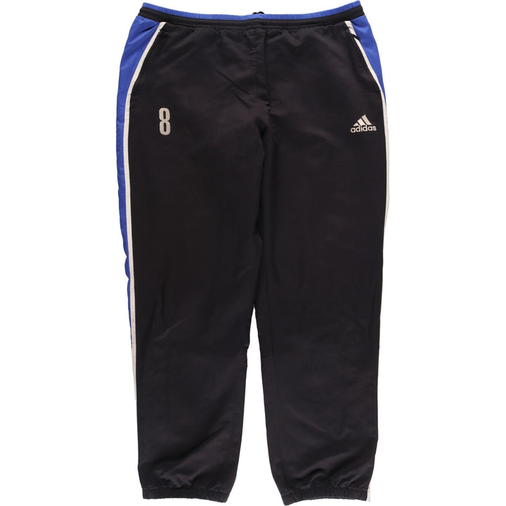 00'S adidas jersey pants track pants men's size L polyester black type Vintage Second Hand