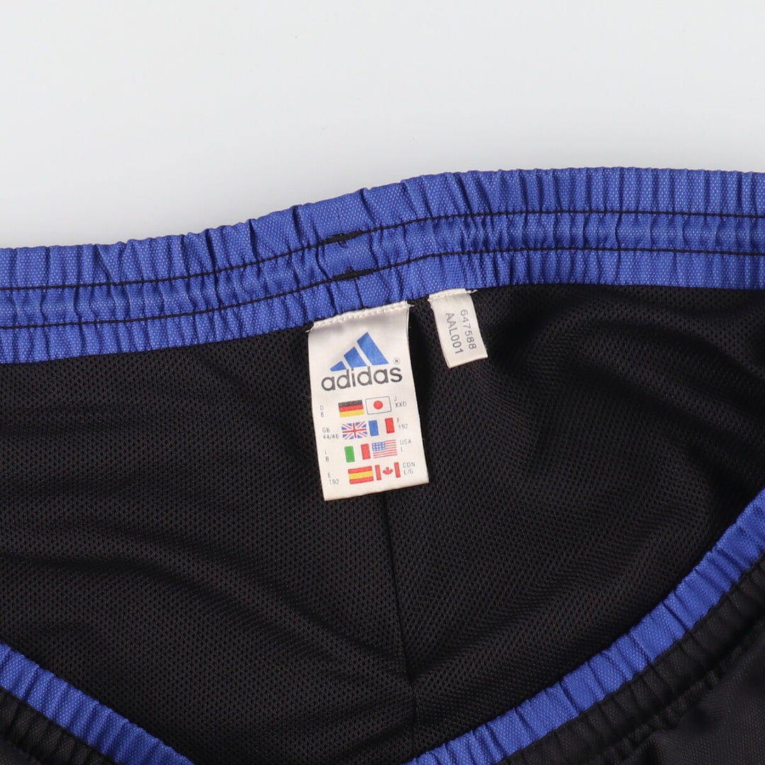 00'S adidas jersey pants track pants men's size L polyester black type Vintage Second Hand