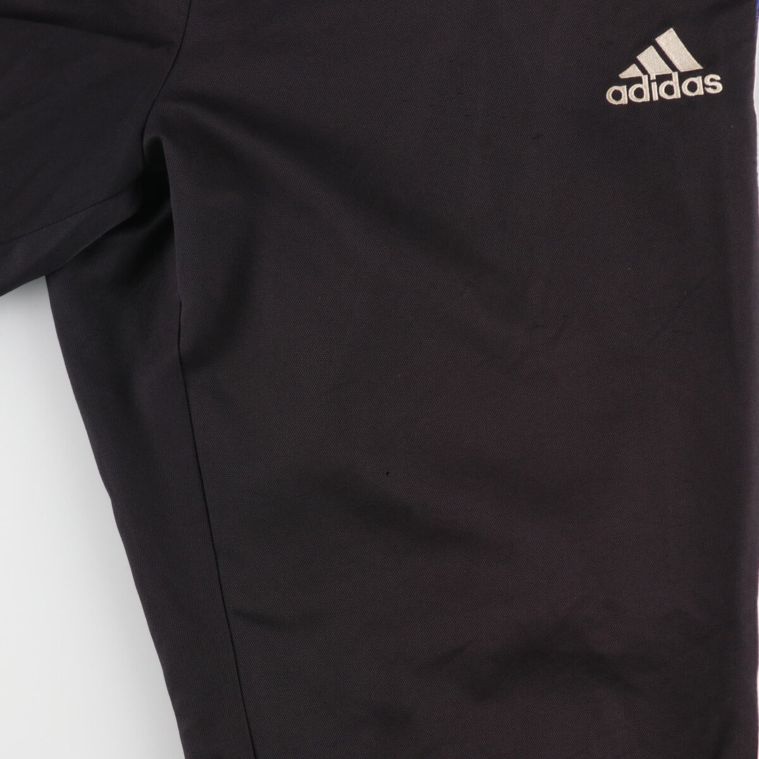 00'S adidas jersey pants track pants men's size L polyester black type Vintage Second Hand