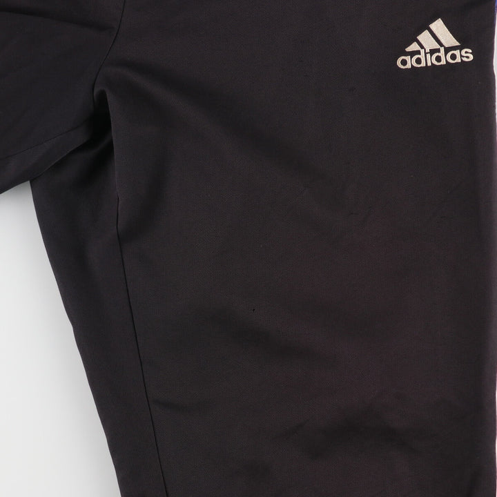 00'S adidas jersey pants track pants men's size L polyester black type Vintage Second Hand