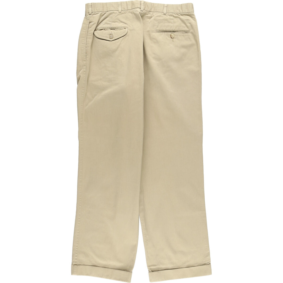 ~90'S Ralph Lauren POLO by Ralph Lauren Two-pleat Chino Pants Men's W33 Vintage / eaa494743
