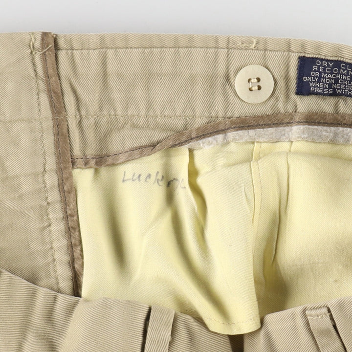 ~90'S Ralph Lauren POLO by Ralph Lauren Two-pleat Chino Pants Men's W33 Vintage / eaa494743