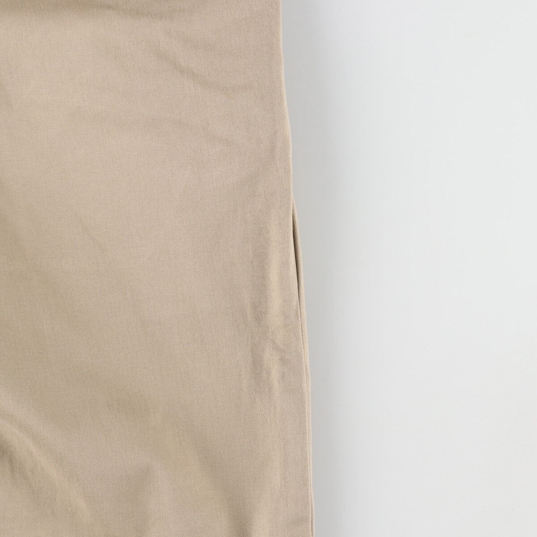 Ralph Lauren POLO by Ralph Lauren Two-pleat Chino Pants for Men, W34 equivalent cotton Beige type Vintage Second Hand