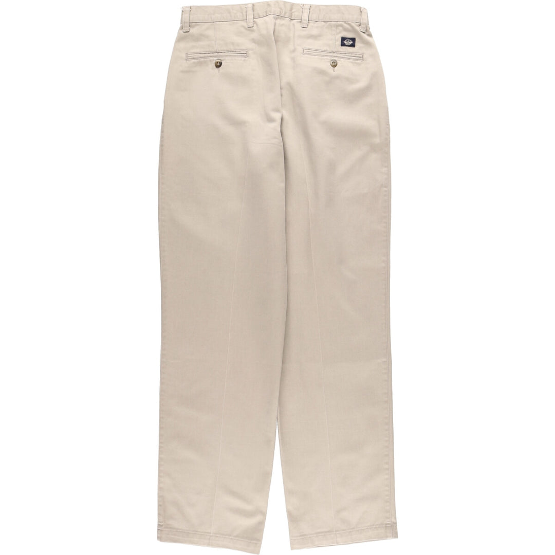 2000'S Levi's DOCKERS Two-pleat Chino Pants, Men's, Size W32 cotton Beige type Vintage Second Hand