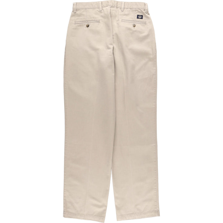 2000'S Levi's DOCKERS Two-pleat Chino Pants, Men's, Size W32 cotton Beige type Vintage Second Hand