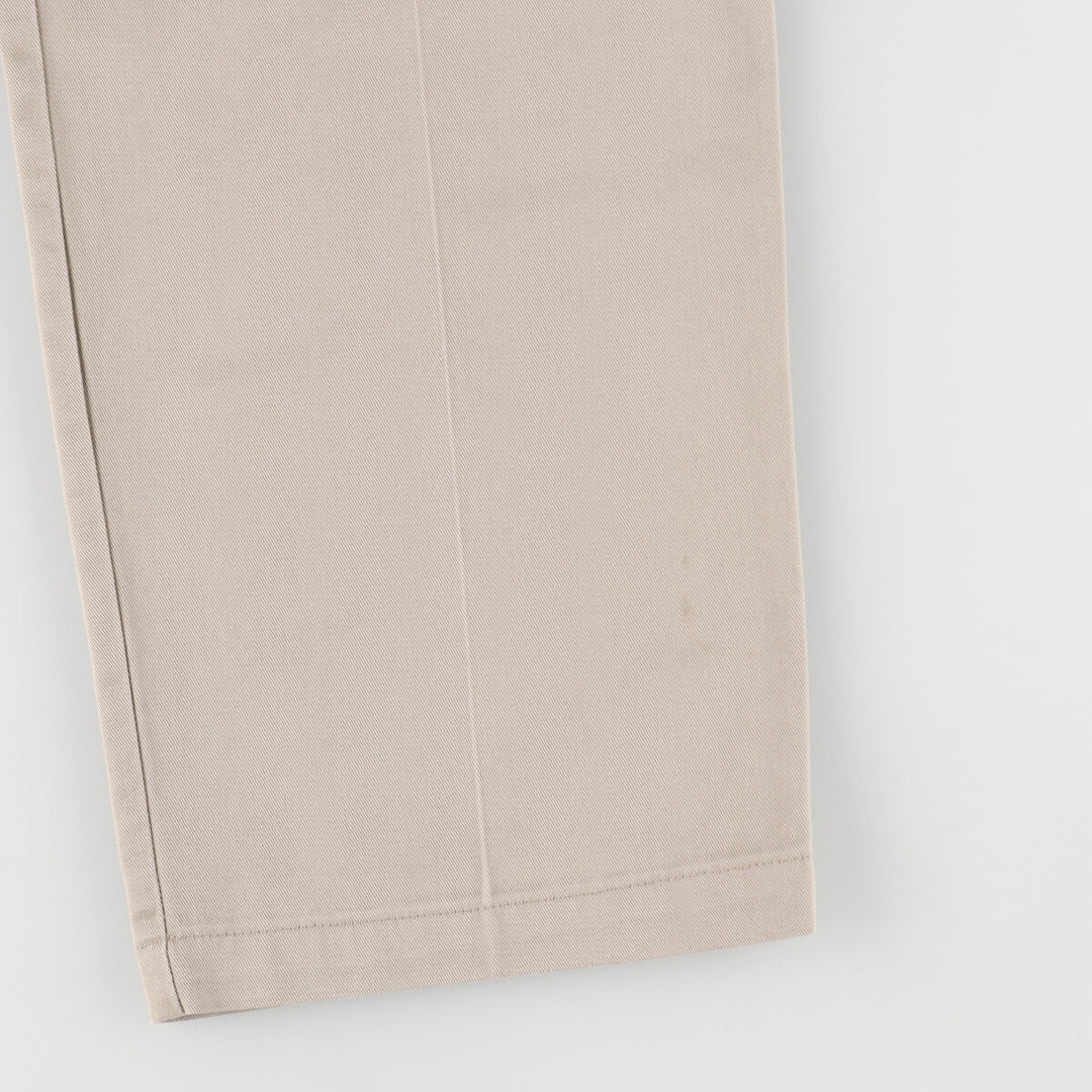 2000'S Levi's DOCKERS Two-pleat Chino Pants, Men's, Size W32 cotton Beige type Vintage Second Hand