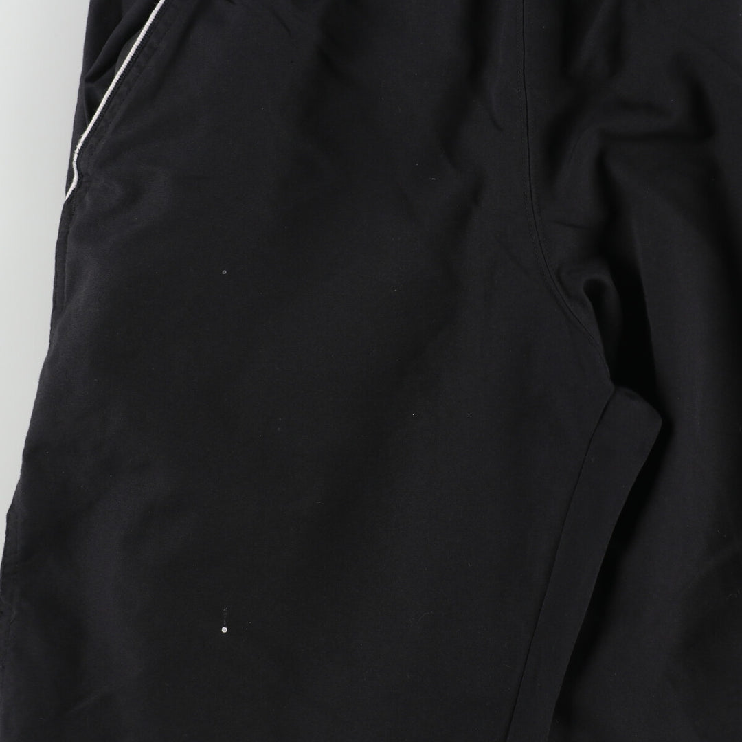 00'S Adidas warm-up pants, nylon pants, rustling pants, men's size M polyester black type Vintage Second Hand